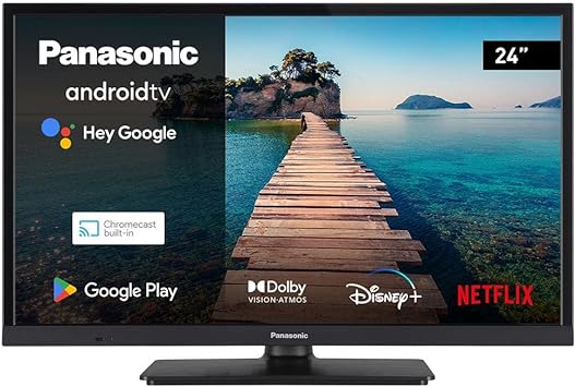 Panasonic TX-32MS480B, 32 Inch HD LED 2023 TV, High Dynamic Range (HDR), Android TV, Google Assistant, Chromecast, Bluetooth, USB Media Player, Wireless LAN, Dark Titanium