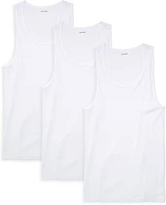 Calvin Klein Men's Cotton Classics 3-Pack Tanks