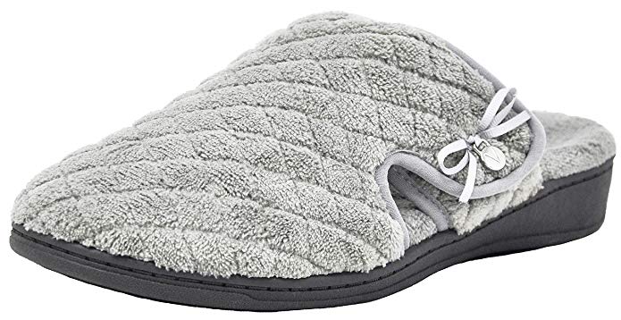 Vionic Women's Adilyn Slipper- Ladies Adjustable Slippers with Concealed Orthotic Arch Support