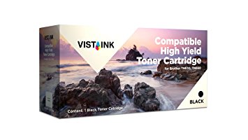 Vista Ink Compatible Brother TN660 TN630 High Yield Toner Powder Cartridge - 2,600 Page Yield Black Toner Replacement Refill for Brother Printers - Ideal for Black and White Printing - 1 Pack