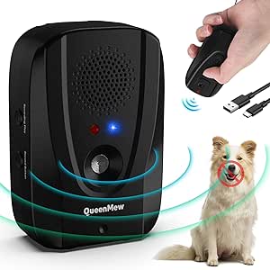 Bubbacare Anti Aboiement Chien avec TéLéCommande, Automatique Et 600 Pieds EntraîNement à Distance 2 en 1 Boitier Anti Aboiement, Enregistrement IntéRieur ExtéRieur éTanche, Alarme Ultrason Chien