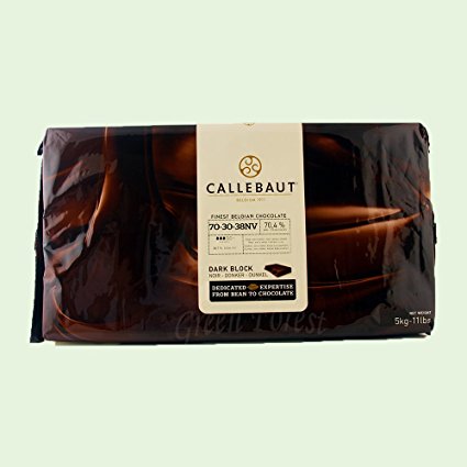 Belgian Dark Chocolate Baking Block - 70.4% - 1 block, 11 lbs