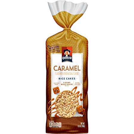 Quaker Rice Cakes, Caramel Corn, 6.56 Ounce