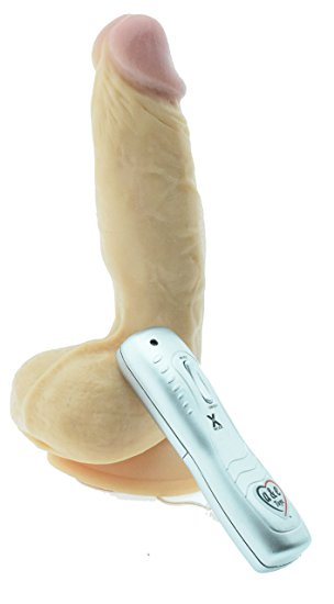 AnE Toys Love Rider Best Vibrating Multi Speed Realistic Lifelike Dildo Thick Girth Strong suction Cup For Masturbation Orgasm measuring 8" inches