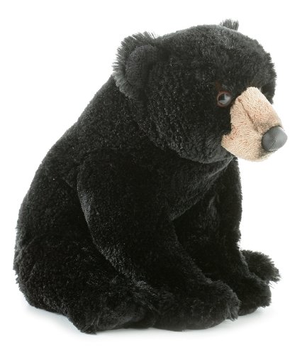 Aurora World Flopsie Plush Blackstone Bear, 12"