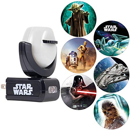 Projectables LED Night Light Projector, Plug-in, Dusk-to-Dawn, Collector’s Edition, Ceiling, Wall, or Floor, Ideal for Bedroom, Nursery, 43646, Star Wars | 6-Image