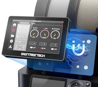 BIGTREETECH Panda Touch, Compatible with Bambu-lab P1S/P1P/X1C/A1/A1 Mini 3D Printers, Touch Screen Upgrade Kit, Support AMS and Multi-Printers Management, Please Check Firmware Compatibility First