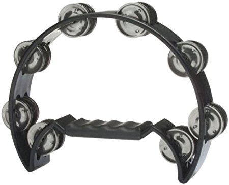 Stagg TAB2BK Cutaway Tambourine 16 Jingle - Black