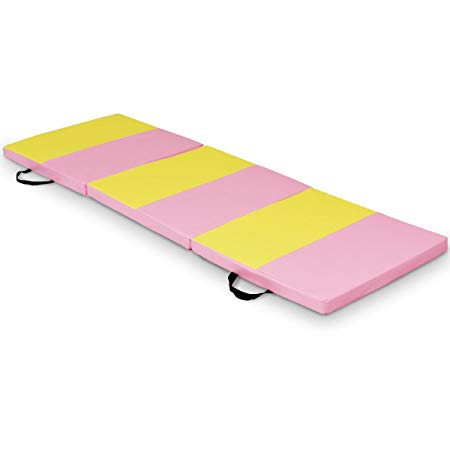 CHOOSEandBUY 6' x 2' Folding Fitness Exercise Carry Gymnastics Mat Perfect Beautiful Classic Elegant Useful