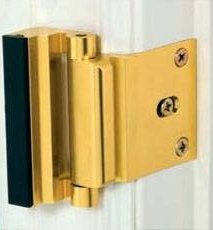 The Door Guardian Door Reinforecment Lock - Brass