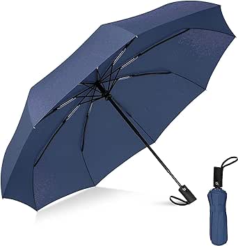 G4Free 72 Inch Huge Large Oversize Golf Umbrella Automatic Open Double Canopy Vented Windproof Stick Umbrellas, 6 Ft Heavy Duty Outdoor Doorman Umbrella Family Umbrella