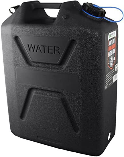 Wavian USA 3215 Black 22 L Heavy Duty Food Grade Water Can