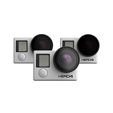 PolarPro Frame2.0 PFV Quadcopter Filter 3-Pack For GoPro Hero4, Hero3 , Hero3