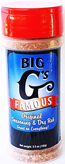 Original Barbecue BBQ Seasoning and Dry Rub, Award Winning, Special Blend of Herbs & Spices, Great on Everything! Grilling, Smoking, Roasting, Cooking, or Baking! By: Big G's Food Service