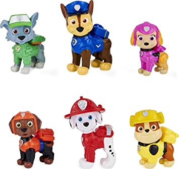 PAW Patrol, Movie Pups Gift Pack with 6 Collectible Toy Figures, Kids Toys for Ages 3 and up