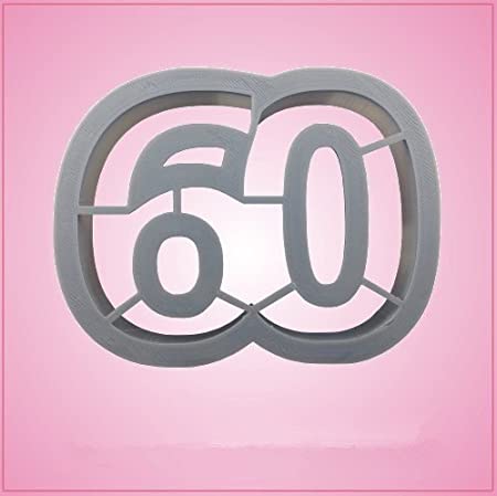 Number 60 Cookie Cutter