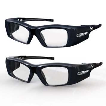 True Depth 3D Firestorm XL Premium Quality DLP-LINK Rechargeable 3D Glasses with SteadySync TM Technology 2 Pairs