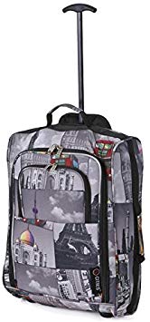 5 Cities Hand Luggage Lightweight Travel Holdall 55 cm 42 Litres