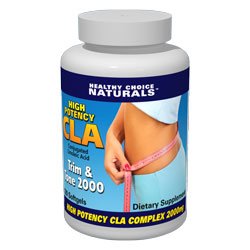 CLA Tone & Trim 2000 Weight Control Complex-Helps Increase Lean Muscle Mass- 2000 mg CLA - 120 Softgels