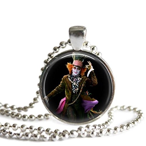 Johnny Depp as the Mad Hatter Alice In Wonderland Necklace