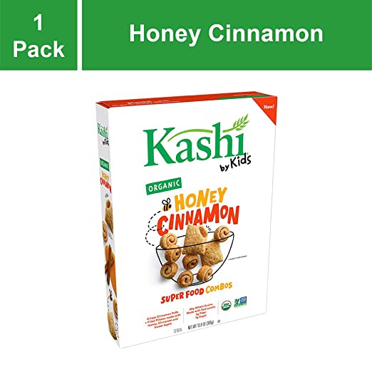 Kashi by Kids Honey Cinnamon Cereal - Organic, Vegetarian, 10.8 Oz Box