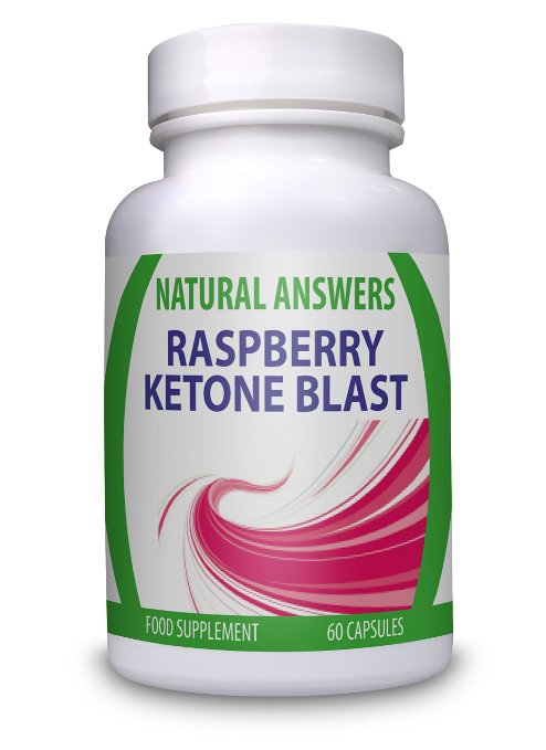 Raspberry Ketone Blast Slimming Tablets by Natural Answers - Pure Appetite Suppressant Formula - High Quality Dietary Supplement - Maximum Strength Natural Fat Burning Supplement Pills- Quick Weight Loss Assistance Fat Burning Supplement - One Month Supply - Antioxidant Diet Pills - Two Daily Servings To Support Healthy Weight Loss & Detox - UK Manufactured Slimming Aid