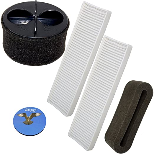 HQRP Filter Kit compatible with Bissell CleanView Helix Vacuum 95P1, 82H1, 82H1H, 82H1M, 82H1R, 82H1T Cleaner