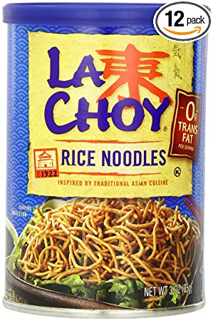 La Choy Rice Noodles, 3-Ounce Canisters (Pack of 12)