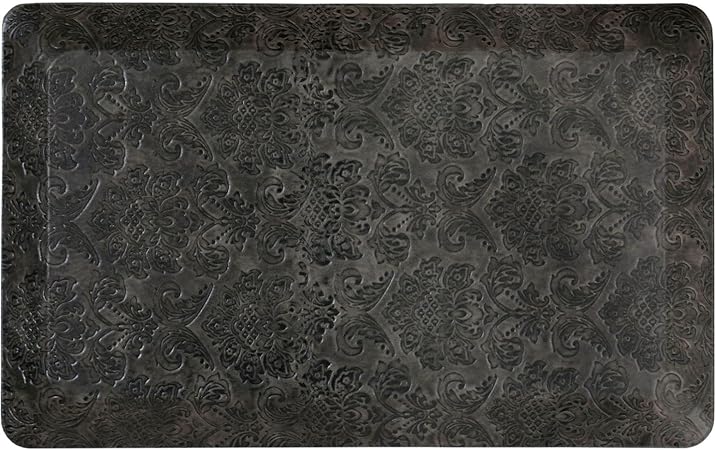 Home Dynamix Emeril Lagasse Kitchen Mat, Damask, 19.6"x39" Rectangle