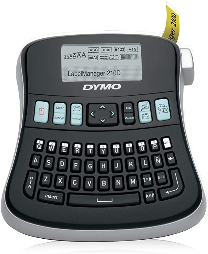 DYMO LabelManager 210D All Purpose Label Maker with Large Display and QWERTY Keyboard (1738345)