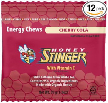 Honey Stinger Energy Chews, Cherry Cola, 1.8 Ounce (Pack of 12)