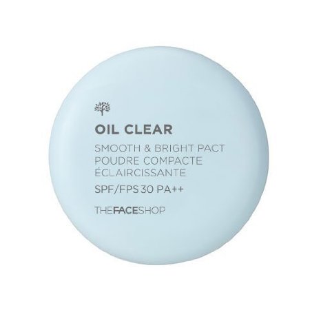 The Face Shop Oil Clear Smooth and Bright Pact Spffps30 Pa 9g Color  V201