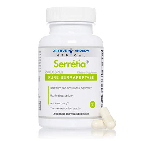 Arthur Andrew Medical, Serretia, Pure Serrapeptase, 250,000 SPUs, 30 Capsules