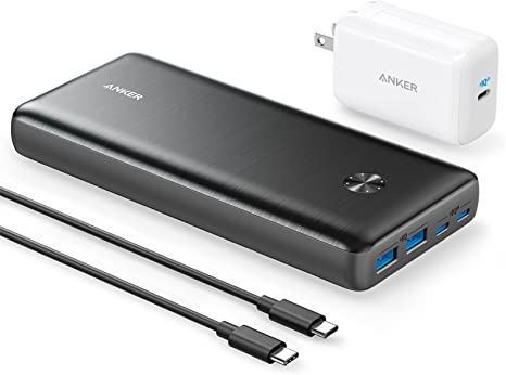 Anker 747 Power Bank (PowerCore 26K for Laptop), 87W Max Output with 65W USB-C Charger, Works for MacBook Pro, Dell XPS, Microsoft, Pixelbook, iPhone 13 Series, Samsung, iPad Pro, and More