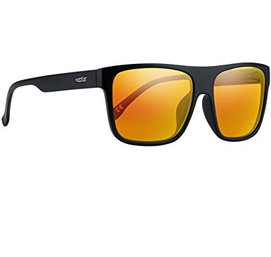 Nectar Flat Top Sunglasses with Euphoric HD Polarized Lenses for Glare-Free Vision