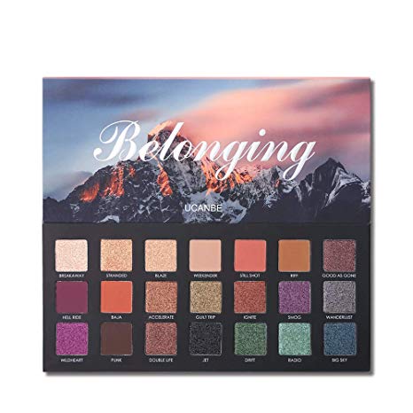 21 Colors Pigmented Eyeshadow Makeup Palette 6 Matte and 15 Shimmer Blending Eye Shadow Waterproof Long Lasting Powder Make Up Set