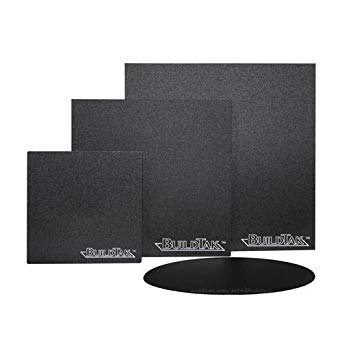 BuildTak 3D Printing Build Surface, 4.5x4.5-Inch Square, Black (Pack of 3)