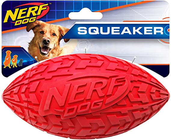 Nerf Dog Tire Squeak Football