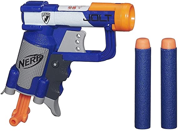 Nerf A0707AS10 N-Strike Elite Jolt Blaster, Blue, Standard