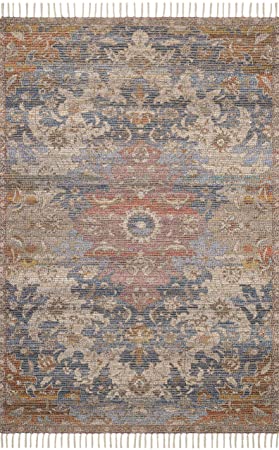 Justina Blakeney x Loloi Cornelia Collection Area Rug COR-06 Denim/Multi 7'-9" x 9'-9"