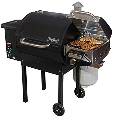 Camp Chef SmokePro DLX Pellet Grill (Black) with Sear Box (PG24-PGSEAR)