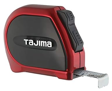 TAJIMA Tape Measure - 10ft x 1 inch Sigma Stop Measuring Tape with Acrylic Coated & Auto Locking Blade - SS-10BW