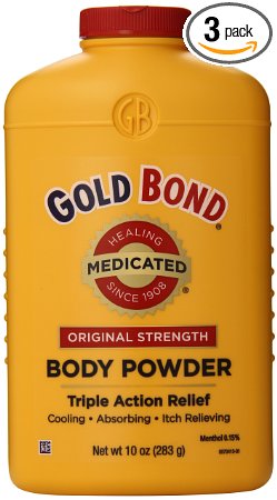 Gold Bond Medicated Powder 10-Ounce Containers Pack of 3