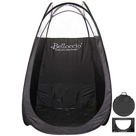 Belloccio Turbo-Tan Brand Professional Airbrush and Turbine Spray Tanning Tent Booth with Nylon Carrying Bag