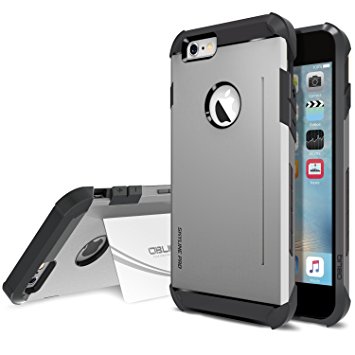 iPhone 6s Plus Case, Obliq [SkyLine Pro][Gun Metal]Heavy Duty Tough Sturdy Bumper PC TPU Shock Scratch Resist Kickstand Protective Slim Fit Armor Cover for iPhone 6S (2015) and iPhone 6 (2014)