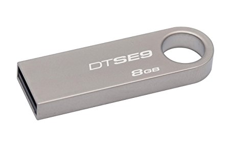 Kingston Technology 8 GB USB 2.0 DataTraveler SE9H Flash Drive with Metal Casing