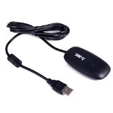 HDE USB Wireless Receiver Compatible with Xbox 360 Controllers for Computer PC Gaming Platforms