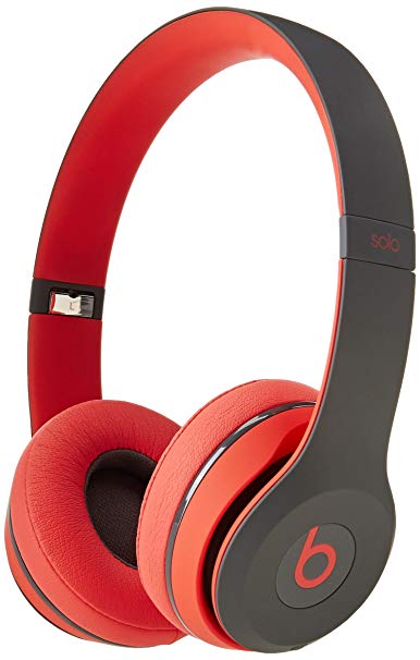 Beats by Dr. Dre Solo2 Wireless On-Ear Headphones Active Edition - Siren Red (Renewed)