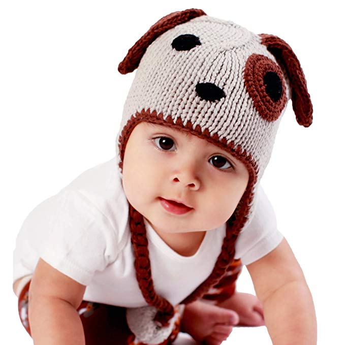 Huggalugs Baby and Toddler Boys Girls Puppy Dog Beanie Hat Legwarmers