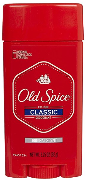 Old Spice, Classic Stick Original Scent Men's Deodorant 3.25 Oz